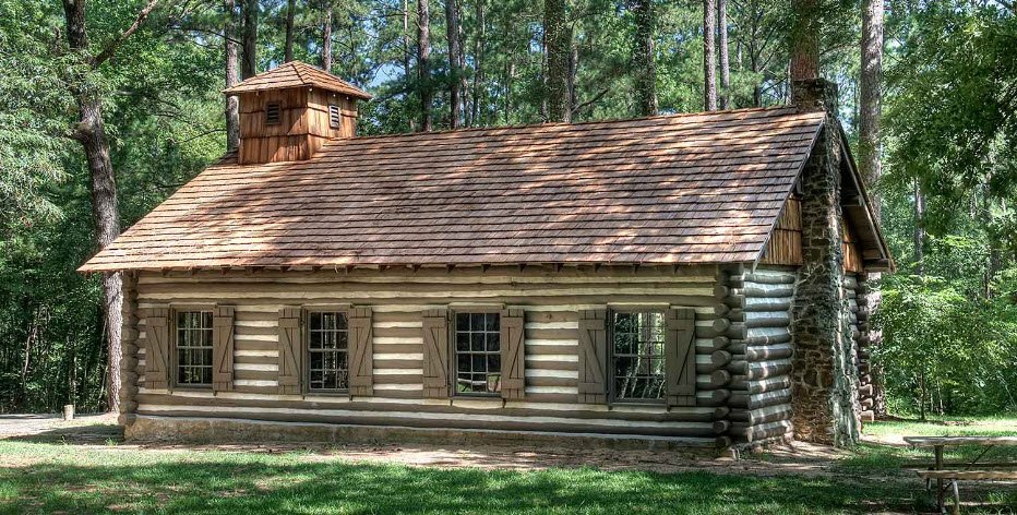 Mission Tejas State Park, Texas, USA